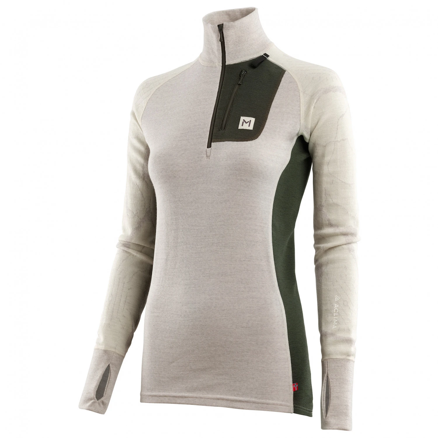 Aclima - Women's Lars Monsen Polo - Sous-vêtement Mérinos 5 Aclima - Women's Lars Monsen Polo - Sous-vêtement Mérinos – Image 3