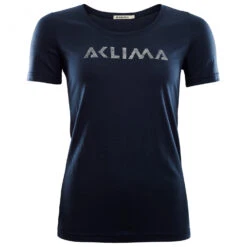 Aclima - Women's LW T-shirt Logo - Sous-vêtement Mérinos -Maloja Magasi aclima womens lw t shirt logo sous vetement merinos 2