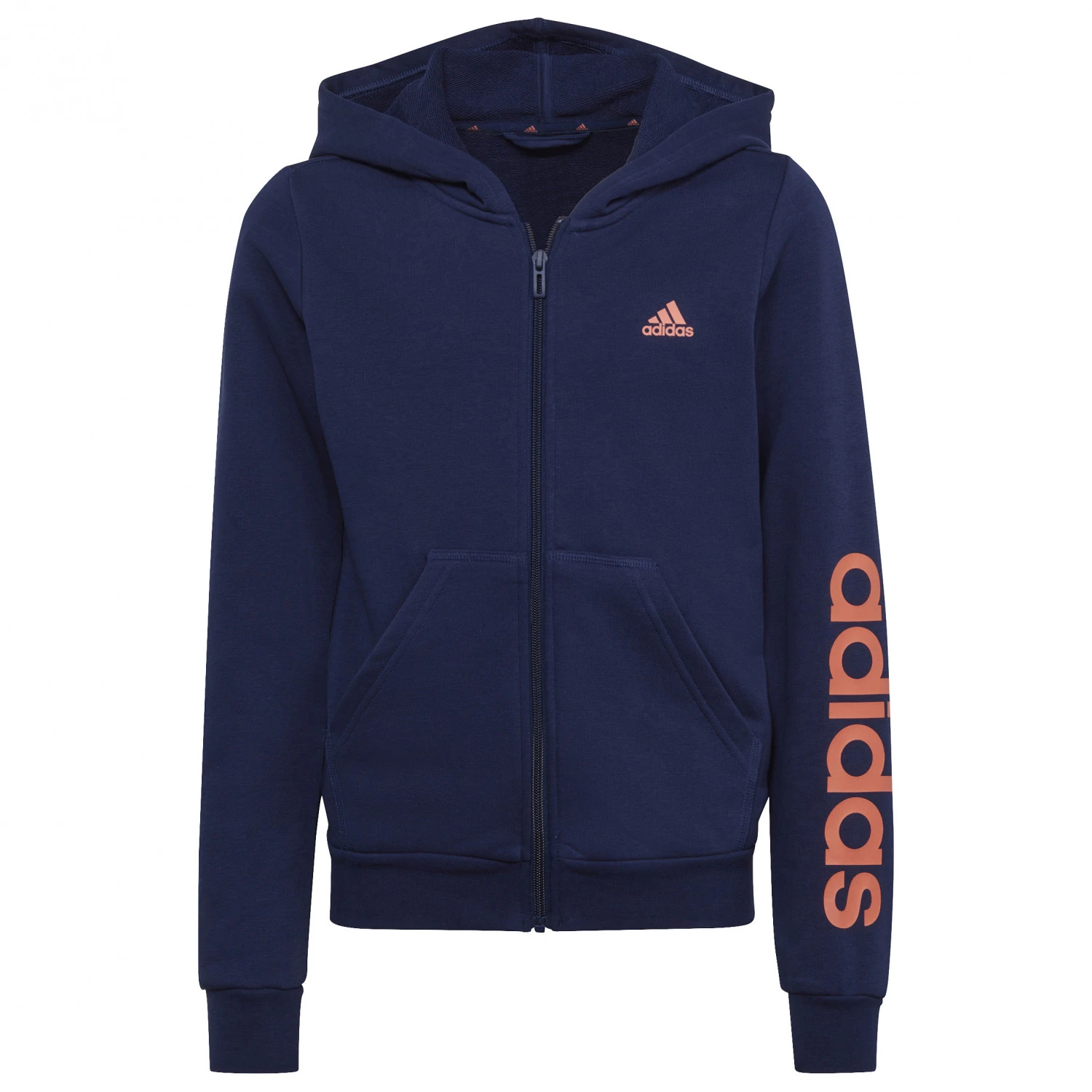 Adidas - Girl's Essentials LIN Full Zip Hoody - Sweat à Capuche 8 Adidas - Girl's Essentials LIN Full Zip Hoody - Sweat à Capuche – Image 6