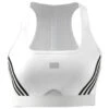 Adidas - Women's Powerreact Medium Support 3-Stripes - Brassière -Maloja Magasi adidas womens powerreact medium support 3 stripes brassiere