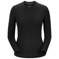 Arc'teryx - Women's Rho Wool L/S Crew - Sous-vêtement Mérinos -Maloja Magasi arcteryx womens rho wool l s crew sous vetement merinos 1