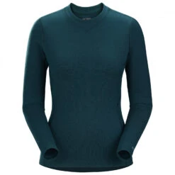 Arc'teryx - Women's Rho Wool L/S Crew - Sous-vêtement Mérinos -Maloja Magasi arcteryx womens rho wool l s crew sous vetement merinos 2
