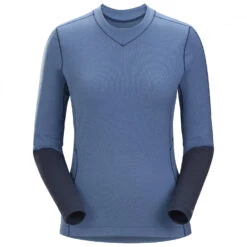 Arc'teryx - Women's Rho Wool L/S Crew - Sous-vêtement Mérinos -Maloja Magasi arcteryx womens rho wool l s crew sous vetement merinos 3