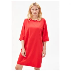 ARMEDANGELS - Women's Aasli - Robe 11 ARMEDANGELS - Women's Aasli - Robe -Maloja Magasi armedangels womens aasli robe detail 4