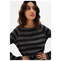 ARMEDANGELS - Women's Danikaa Stripe - Robe -Maloja Magasi armedangels womens danikaa stripe robe detail 4