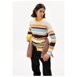 ARMEDANGELS - Women's Naaruko Multicolor - Pull -Maloja Magasi armedangels womens naaruko multicolor pull detail 3