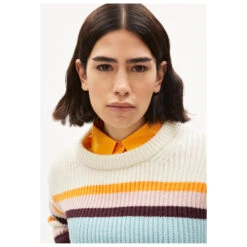 ARMEDANGELS - Women's Naaruko Multicolor - Pull -Maloja Magasi armedangels womens naaruko multicolor pull detail 5