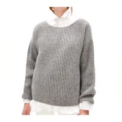 ARMEDANGELS - Women's Saadi Mouliné - Pull En Laine -Maloja Magasi armedangels womens saadi mouline pull en laine 1