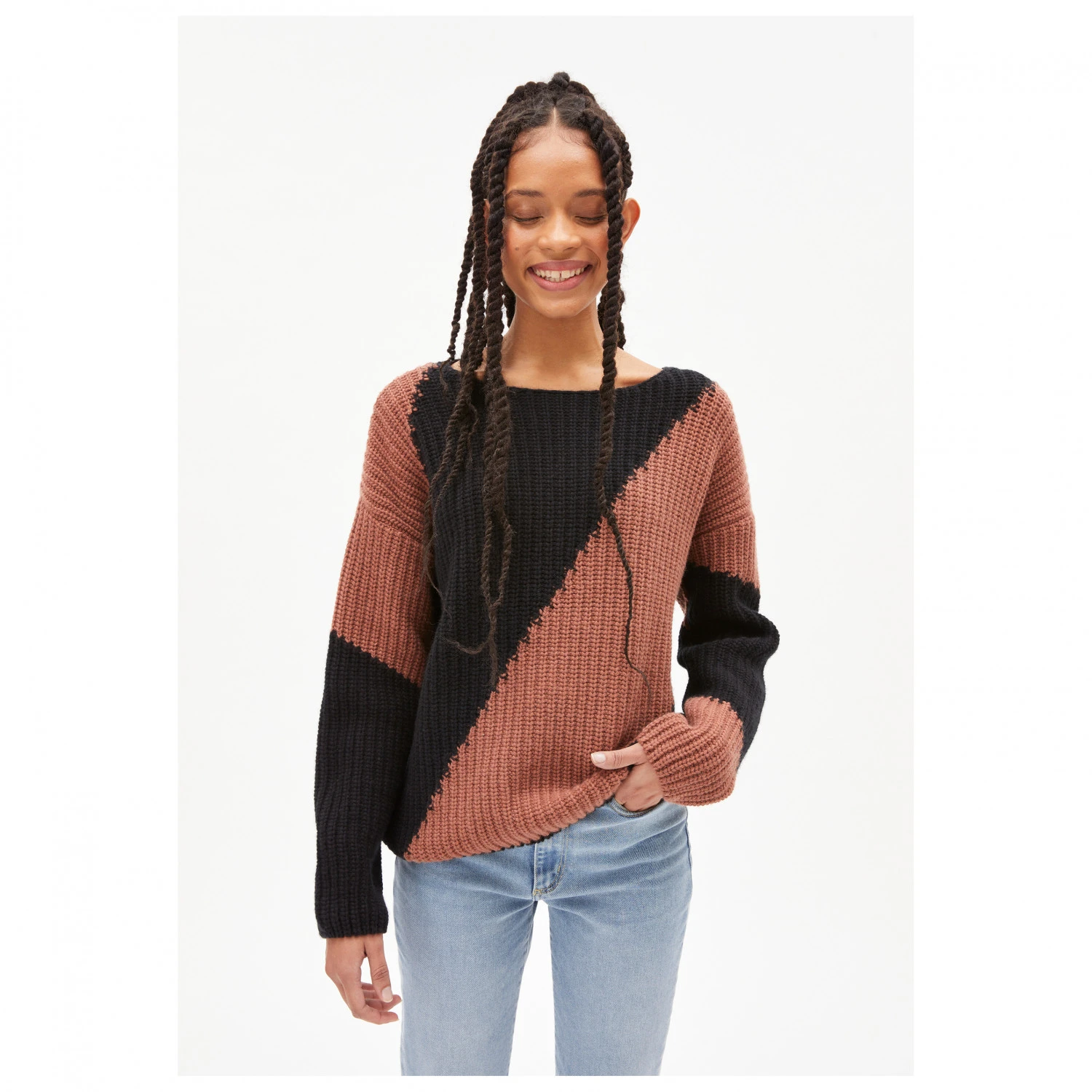 ARMEDANGELS - Women's Saadie Striped - Pull 4 ARMEDANGELS - Women's Saadie Striped - Pull – Image 2