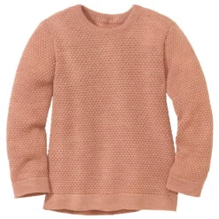 Disana - Kid's Wabenstrick-Pullover - Pull En Laine