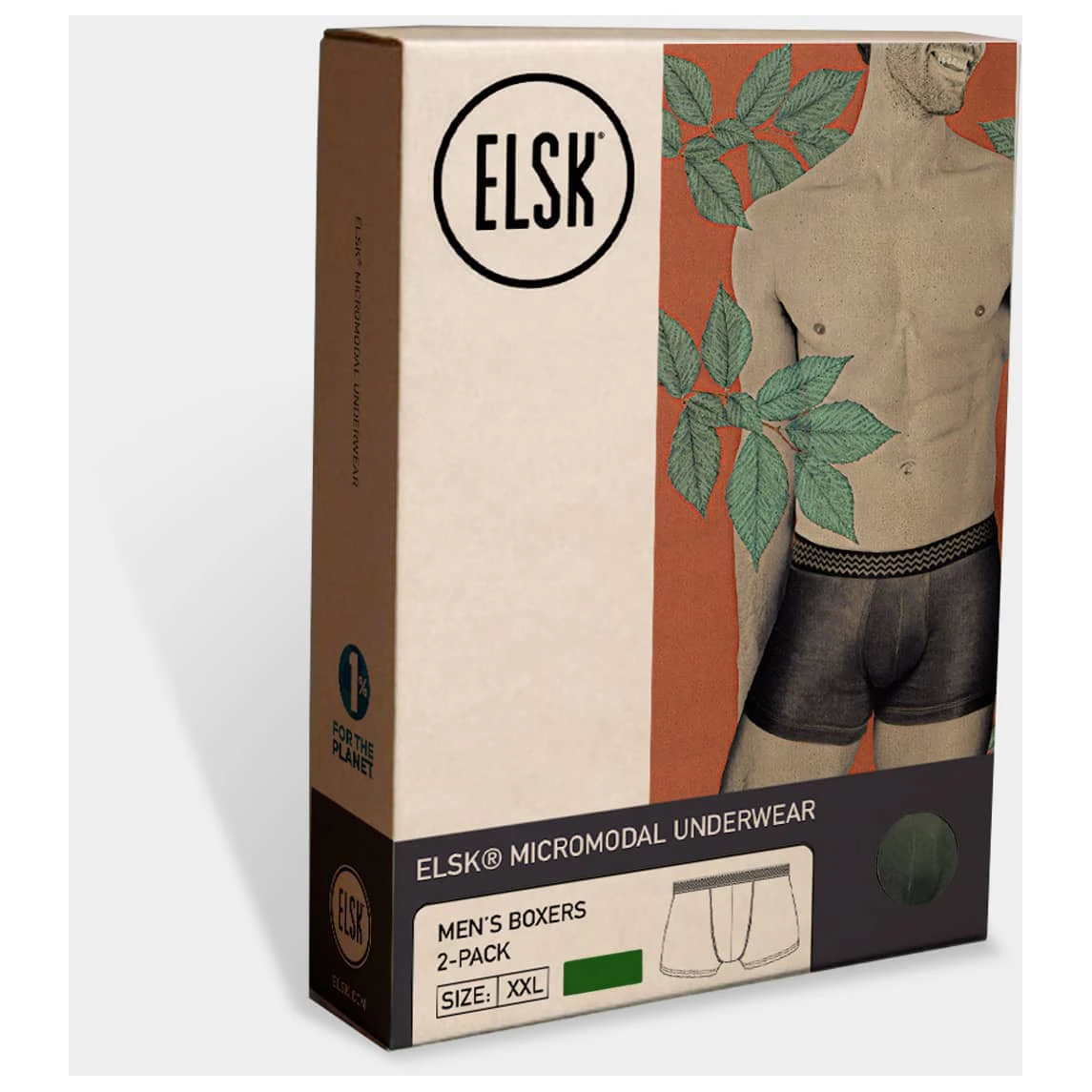 ELSK - Micromodal Underwear Boxers (2-Pack) - Sous-vêtement 4 ELSK - Micromodal Underwear Boxers (2-Pack) - Sous-vêtement – Image 2