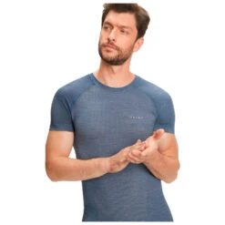 Falke - Wool Tech-Light Singlet S/S - Sous-vêtement Mérinos -Maloja Magasi falke wool tech light singlet s s sous vetement merinos detail 4