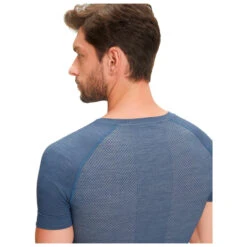 Falke - Wool Tech-Light Singlet S/S - Sous-vêtement Mérinos -Maloja Magasi falke wool tech light singlet s s sous vetement merinos detail 5