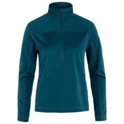 FJÄLLRÄVEN Fjällräven - Women's Abisko Lite Fleece Half Zip - Pull Polaire -Maloja Magasi fjaellraeven womens abisko lite fleece half zip pull polaire 4