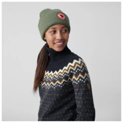 FJÄLLRÄVEN Fjällräven - Women's Övik Knit Roller Neck - Pull En Laine 11 FJÄLLRÄVEN Fjällräven - Women's Övik Knit Roller Neck - Pull En Laine -Maloja Magasi fjaellraeven womens oevik knit roller neck pull en laine detail 4