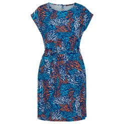 GreenBomb - Women's Sparkling Leaves Step Dress - Robe