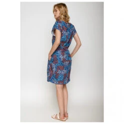 GreenBomb - Women's Sparkling Leaves Step Dress - Robe -Maloja Magasi greenbomb womens sparkling leaves step dress robe detail 3