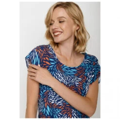 GreenBomb - Women's Sparkling Leaves Step Dress - Robe -Maloja Magasi greenbomb womens sparkling leaves step dress robe detail 4