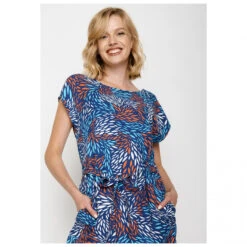 GreenBomb - Women's Sparkling Leaves Step Dress - Robe -Maloja Magasi greenbomb womens sparkling leaves step dress robe detail 6