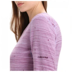 Icebreaker - Women's 200 Oasis L/S Crewe Ski Tracks - Sous-vêtement Mérinos 13 Icebreaker - Women's 200 Oasis L/S Crewe Ski Tracks - Sous-vêtement Mérinos -Maloja Magasi icebreaker womens 200 oasis l s crewe ski tracks sous vetement merinos detail 6