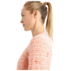 Icebreaker - Women's 250 Vertex L/S Crewe Alpine Geo - Sous-vêtement Mérinos -Maloja Magasi icebreaker womens 250 vertex l s crewe alpine geo sous vetement merinos detail 6