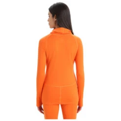 Icebreaker - Women's Merino L/S Roll Neck - Sous-vêtement Mérinos 11 Icebreaker - Women's Merino L/S Roll Neck - Sous-vêtement Mérinos -Maloja Magasi icebreaker womens merino l s roll neck sous vetement merinos detail 4