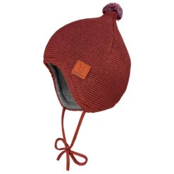 Maximo - Baby-Mütze Ausgenäht Mit Bommel - Bonnet