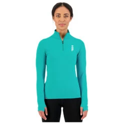 Mons Royale - Women's Cascade Merino Flex 200 1/4 Zip - Sous-vêtement Mérinos -Maloja Magasi mons royale womens cascade merino flex 200 1 4 zip sous vetement merinos detail 3