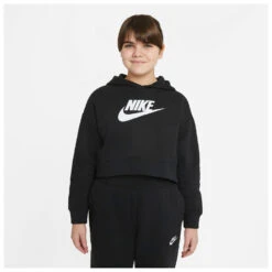 Nike - Girl's Sportswear Club Cropped - Sweat à Capuche -Maloja Magasi nike girls sportswear club cropped sweat a capuche detail 3