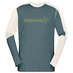 Norrøna - Falketind Equaliser Merino Round Neck - T-shirt En Laine Mérinos -Maloja Magasi norroena falketind equaliser merino round neck t shirt en laine merinos 1