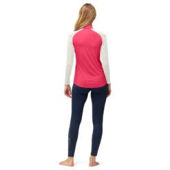 Norrøna - Women's Norrøna PureUll Zip Neck - Pull En Laine Mérinos -Maloja Magasi norroena womens norroena pureull zip neck pull en laine merinos detail 4
