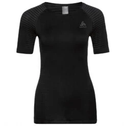 Odlo - Women's SUW Top Crew Neck S/S Performance Light - Sous-vêtement Synthétique -Maloja Magasi odlo womens suw top crew neck s s performance light sous vetement synthetique 2