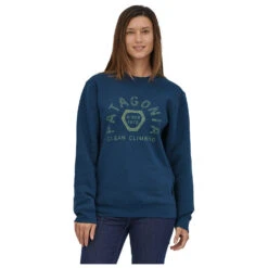 Patagonia - Clean Climb Hex Uprisal Crew Sweatshirt - Pull -Maloja Magasi patagonia clean climb hex uprisal crew sweatshirt pull detail 3