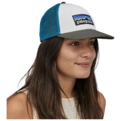 Patagonia - P-6 Logo Lopro Trucker Hat - Casquette -Maloja Magasi patagonia p 6 logo lopro trucker hat casquette detail 4
