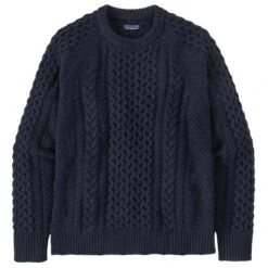 Patagonia - Recycled Wool Cable Knit Crewneck Sweater - Pull -Maloja Magasi patagonia recycled wool cable knit crewneck sweater pull 3