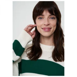 Recolution - Women's Pullover Lilac Stripes - Pull -Maloja Magasi recolution womens pullover lilac stripes pull detail 5