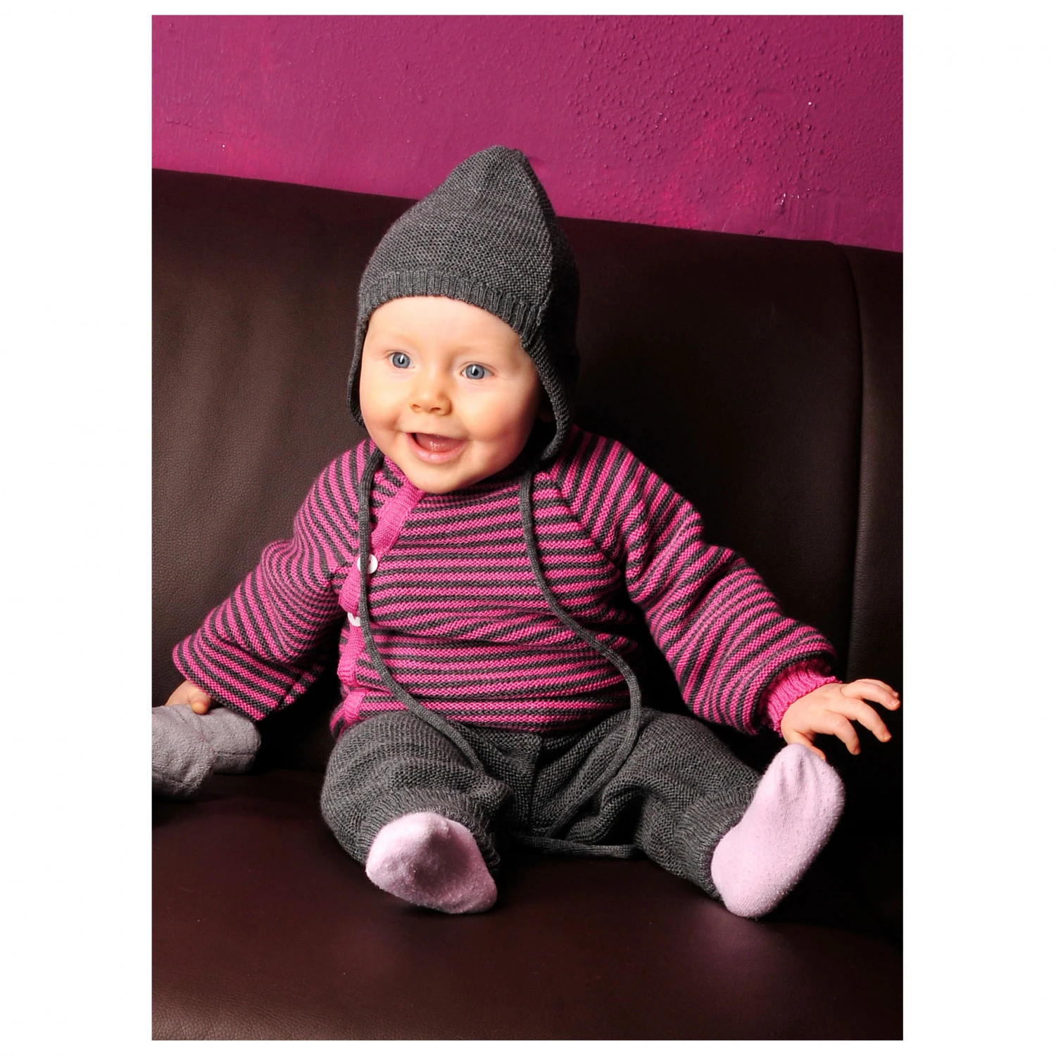 Reiff - Kid's Ringelschlüttli - Pull En Laine Mérinos 4 Reiff - Kid's Ringelschlüttli - Pull En Laine Mérinos – Image 2