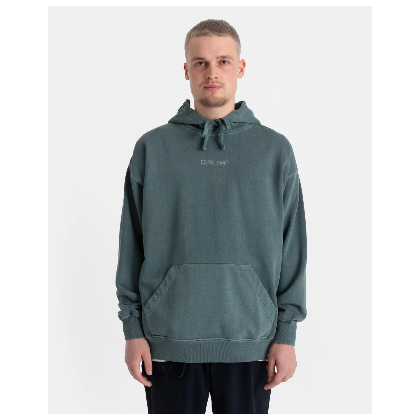 Revolution - Loose Fit Hoodie With Brand Embroidery - Sweat à Capuche 4 Revolution - Loose Fit Hoodie With Brand Embroidery - Sweat à Capuche – Image 2