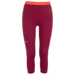 Salewa - Women's Cristallo Warm AMR 3/4 Tight - Sous-vêtement Mérinos -Maloja Magasi salewa womens cristallo warm amr 3 4 tight sous vetement merinos 2