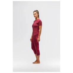 Salewa - Women's Cristallo Warm AMR 3/4 Tight - Sous-vêtement Mérinos -Maloja Magasi salewa womens cristallo warm amr 3 4 tight sous vetement merinos detail 4