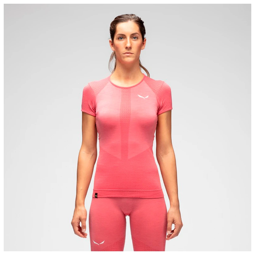 Salewa - Women's Zebru Responsive S/S Tee - Sous-vêtement Mérinos 5 Salewa - Women's Zebru Responsive S/S Tee - Sous-vêtement Mérinos – Image 3