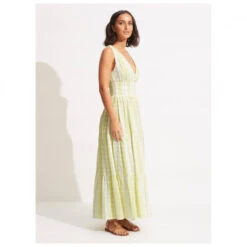 Seafolly - Women's Textured Gingham Max Dress - Robe 11 Seafolly - Women's Textured Gingham Max Dress - Robe -Maloja Magasi seafolly womens textured gingham max dress robe detail 4