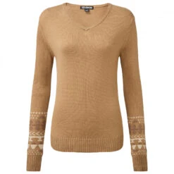 Sherpa - Women's Maya V-Neck Sweater - Pull -Maloja Magasi sherpa womens maya v neck sweater pull 2