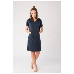 Super.natural - Women's Hooded Dress - Robe -Maloja Magasi supernatural womens hooded dress robe 4