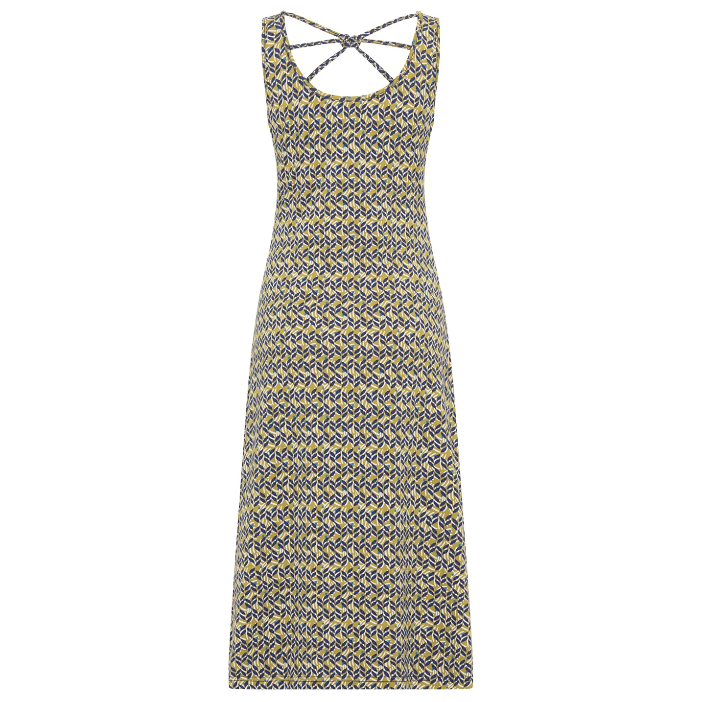 Tranquillo - Women's Jersey-Kleid Mit Rückenschnürung - Robe 4 Tranquillo - Women's Jersey-Kleid Mit Rückenschnürung - Robe – Image 2