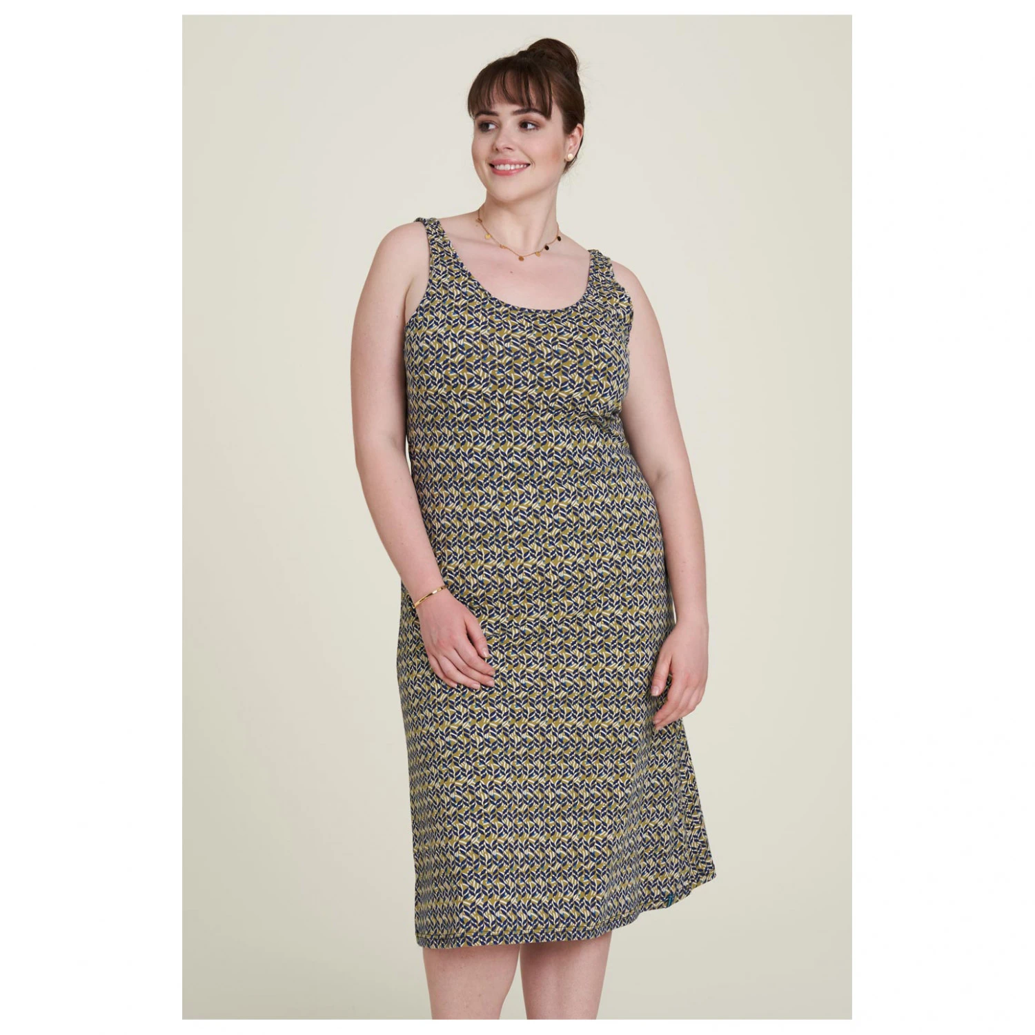 Tranquillo - Women's Jersey-Kleid Mit Rückenschnürung - Robe 5 Tranquillo - Women's Jersey-Kleid Mit Rückenschnürung - Robe – Image 3