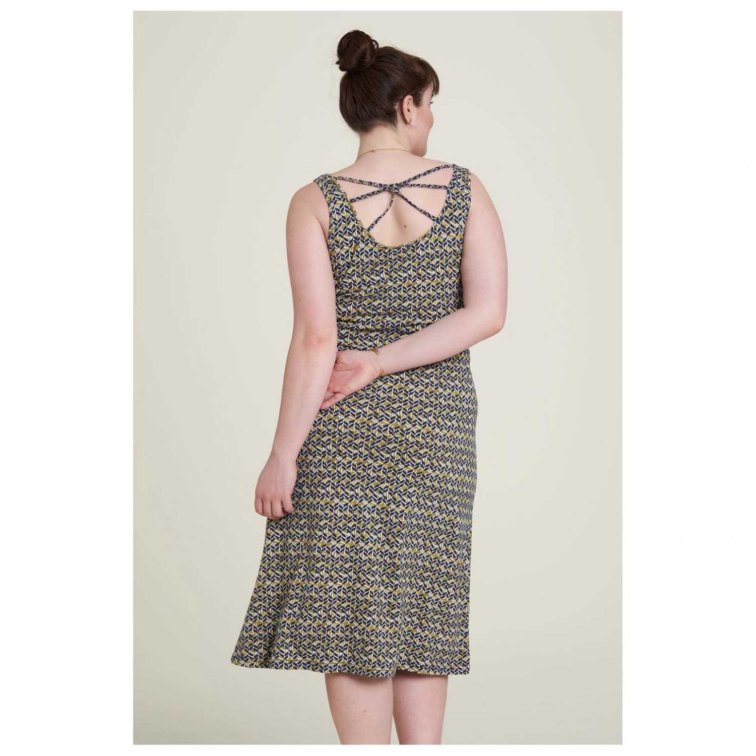 Tranquillo - Women's Jersey-Kleid Mit Rückenschnürung - Robe 6 Tranquillo - Women's Jersey-Kleid Mit Rückenschnürung - Robe – Image 4