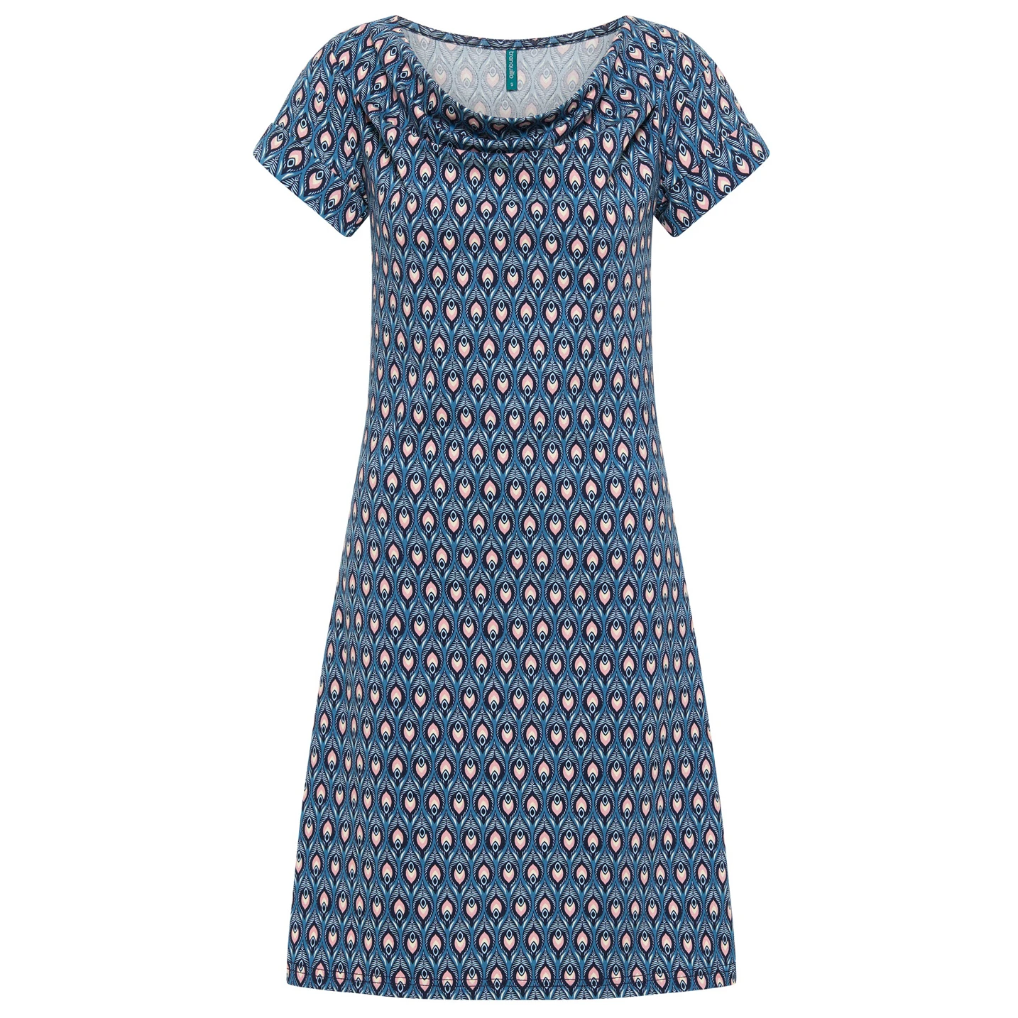 Tranquillo - Women's Jersey-Kleid S/S Geraffter Ausschnitt - Robe 3 Tranquillo - Women's Jersey-Kleid S/S Geraffter Ausschnitt - Robe