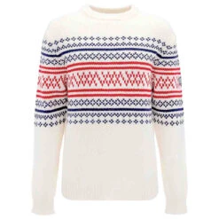 We Norwegians - Setesdal Crewneck - Pull En Laine Mérinos -Maloja Magasi we norwegians setesdal crewneck pull en laine merinos 1