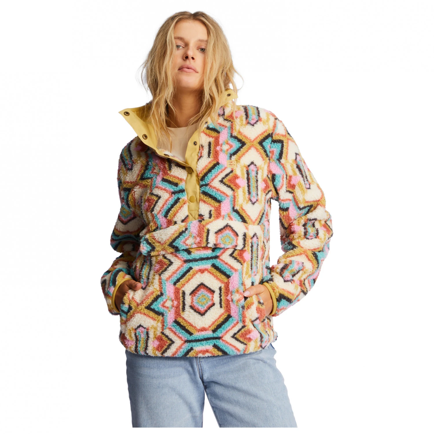 Maloja Magasi -Maloja Magasi billabong womens switchback pullover pull polaire detail 5